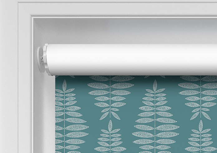 Fern Leaves, Petrol - Twist&Fit Roller Blind - Image 10